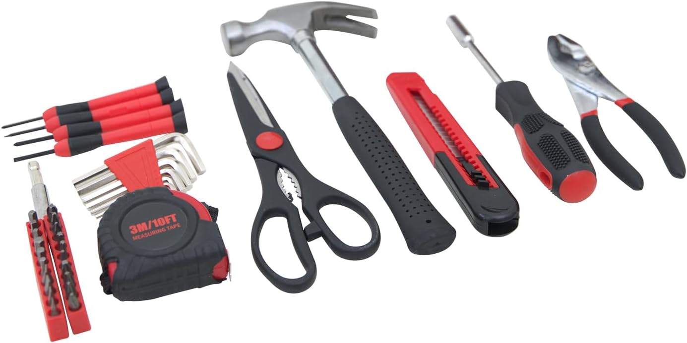 39 Piece Red Tool Kit