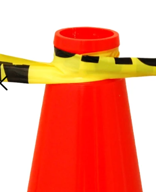 36 Inch 6PCS Traffic Safety Parking Cones Reflective Collars