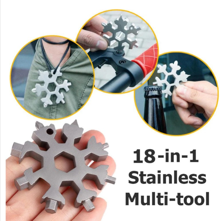 18 in 1 Snowflake Multi-Tool Screwdriver
