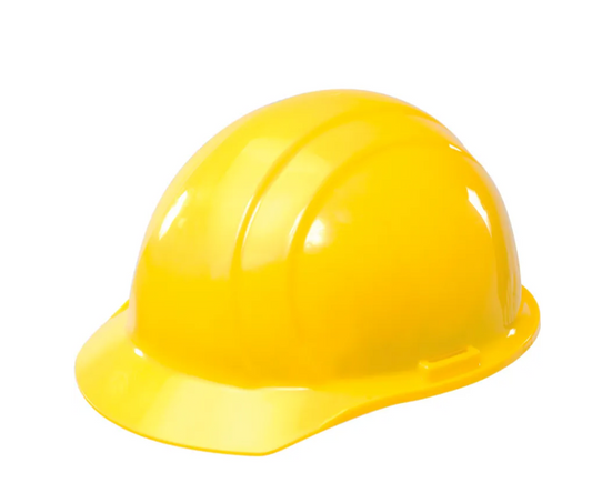ERB / Deltaplus Americana Cap Style Hard Hat, 4-Point Pinlock (Yellow/White)