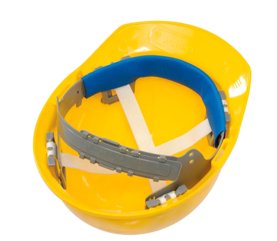 ERB / Deltaplus Americana Cap Style Hard Hat, 4-Point Pinlock (Yellow/White)