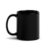 The Woodfather Black Glossy Mug