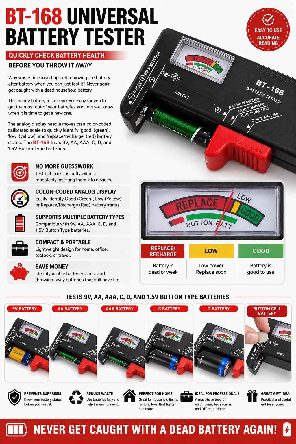 Digital Battery Tester