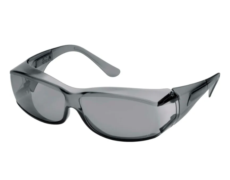 Elvex OVR-Spec III OTG Safety Glasses, Gray Lens