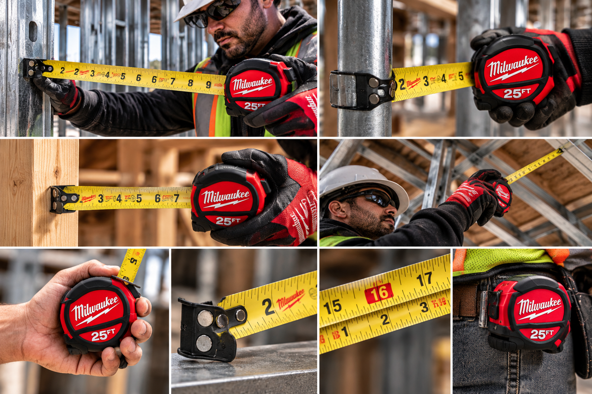 Milwaukee 48-22-5125 Compact Wide Blade Magnetic Tape Measure
