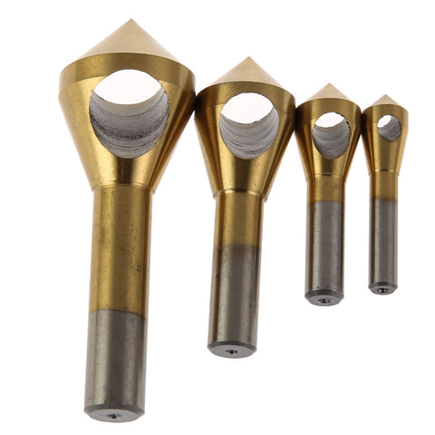 4pcs/set Countersink Deburring Drill Bit